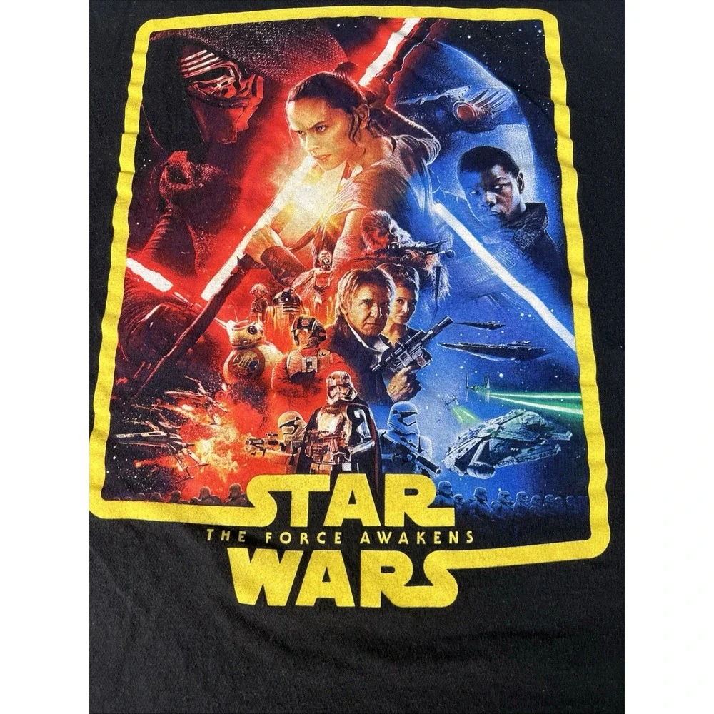 Star Wars Force Awakens 2015 Galaxy Premiere Collection Shirt 2XL Rare